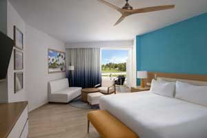 The Deluxe Garden View Room at Dreams Cap Cana Resort & Spa